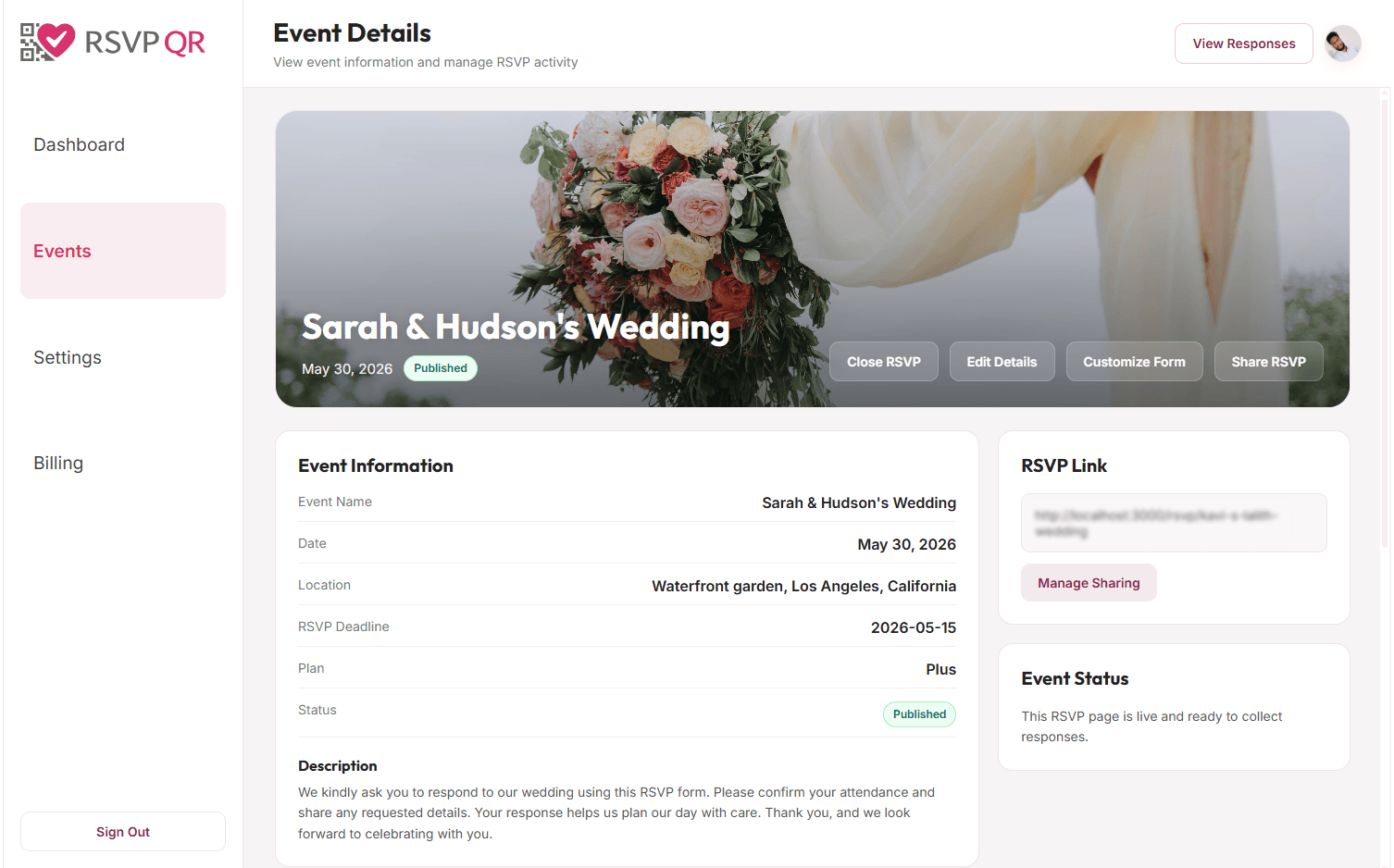 Create Event